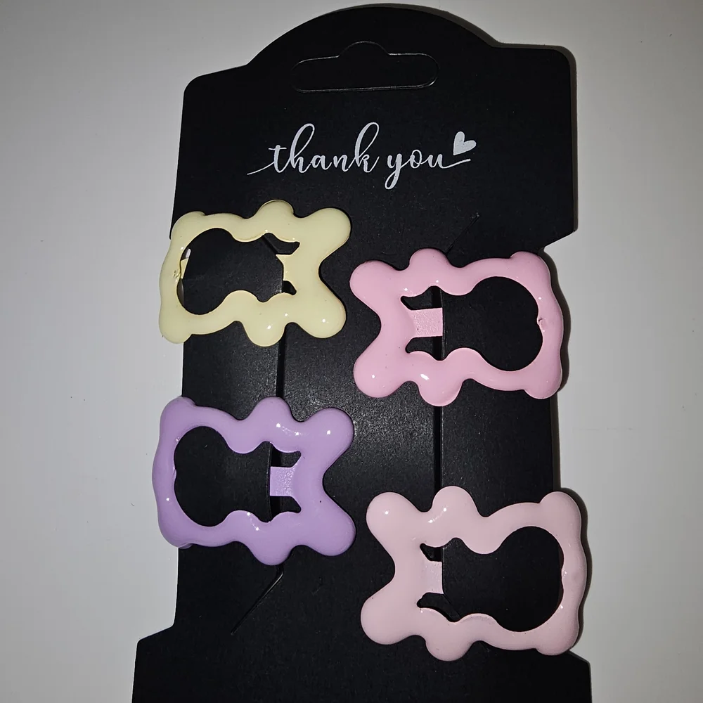 Colorful Kids Hair Clip Set Of Four - Select Style